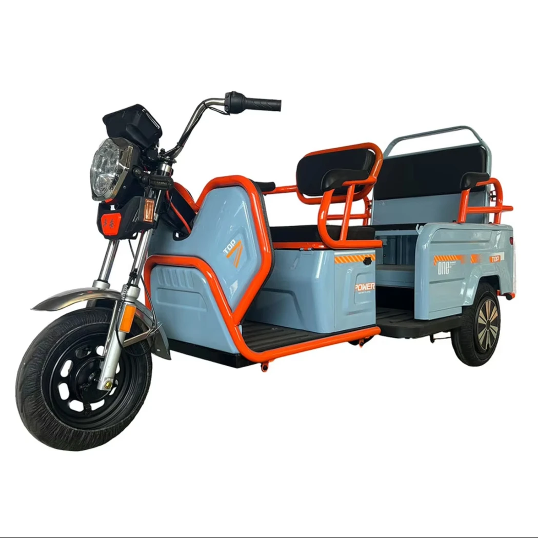 

2020 Adult Folding Three Wheel Bicycle Passenger Cargo Electric Tricycle