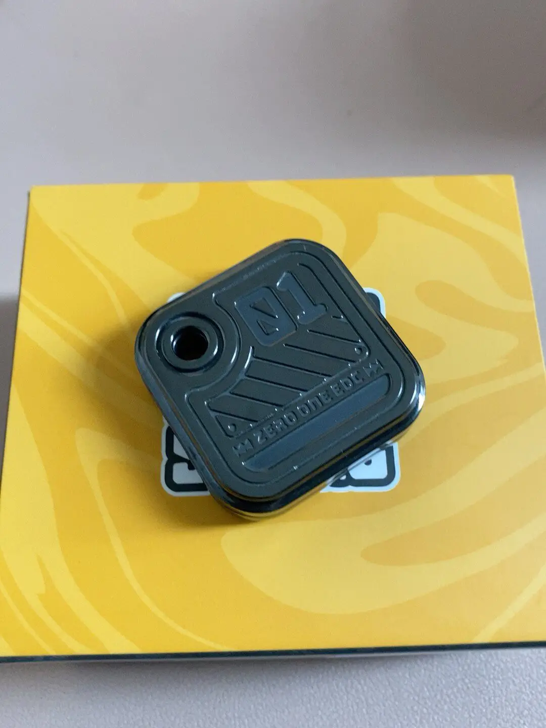 Used EDC 01EDC Small Square Brick CD Base Version, Zirconium Black Color Scheme, The Original Box Is in! Body Has A Number