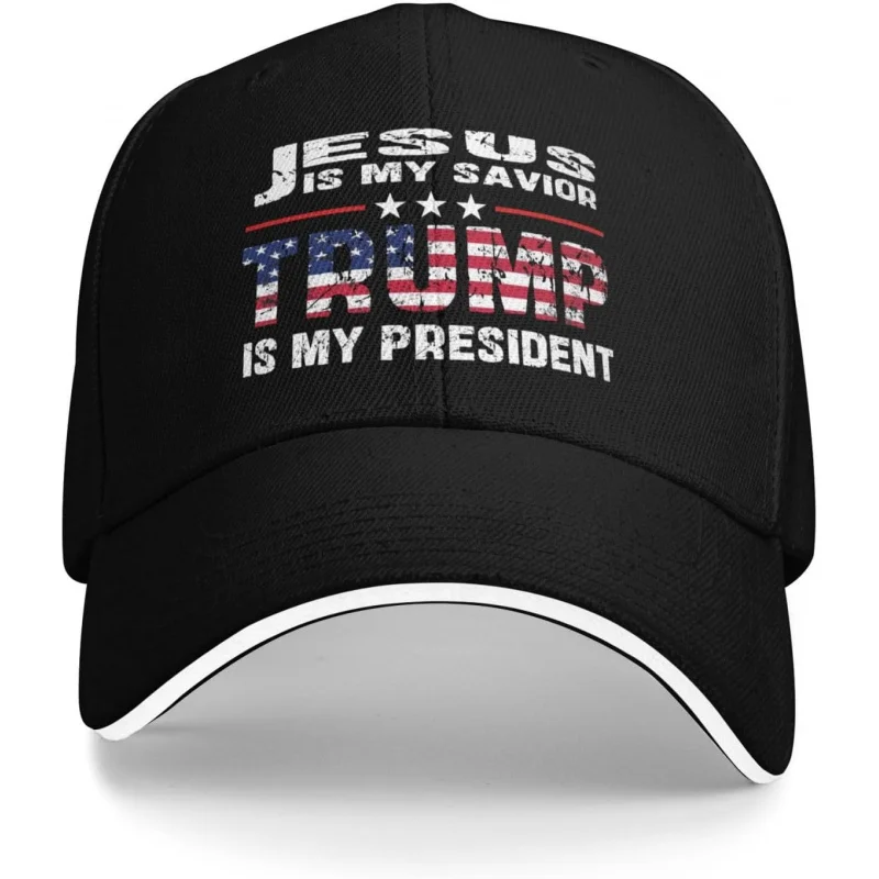 

Jesus is My Savior Trump is My President Hat 2025 Inauguration Day Hat Baseball Cap