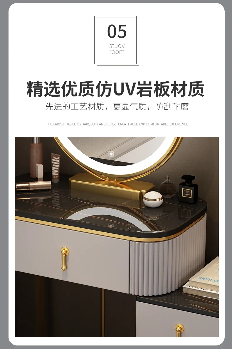 Bedroom Dressing Vanity Table Stand Women Table Storage Cabinet Vanity Table Drawer Mirror Coiffeuse De Chambre Home Furniture