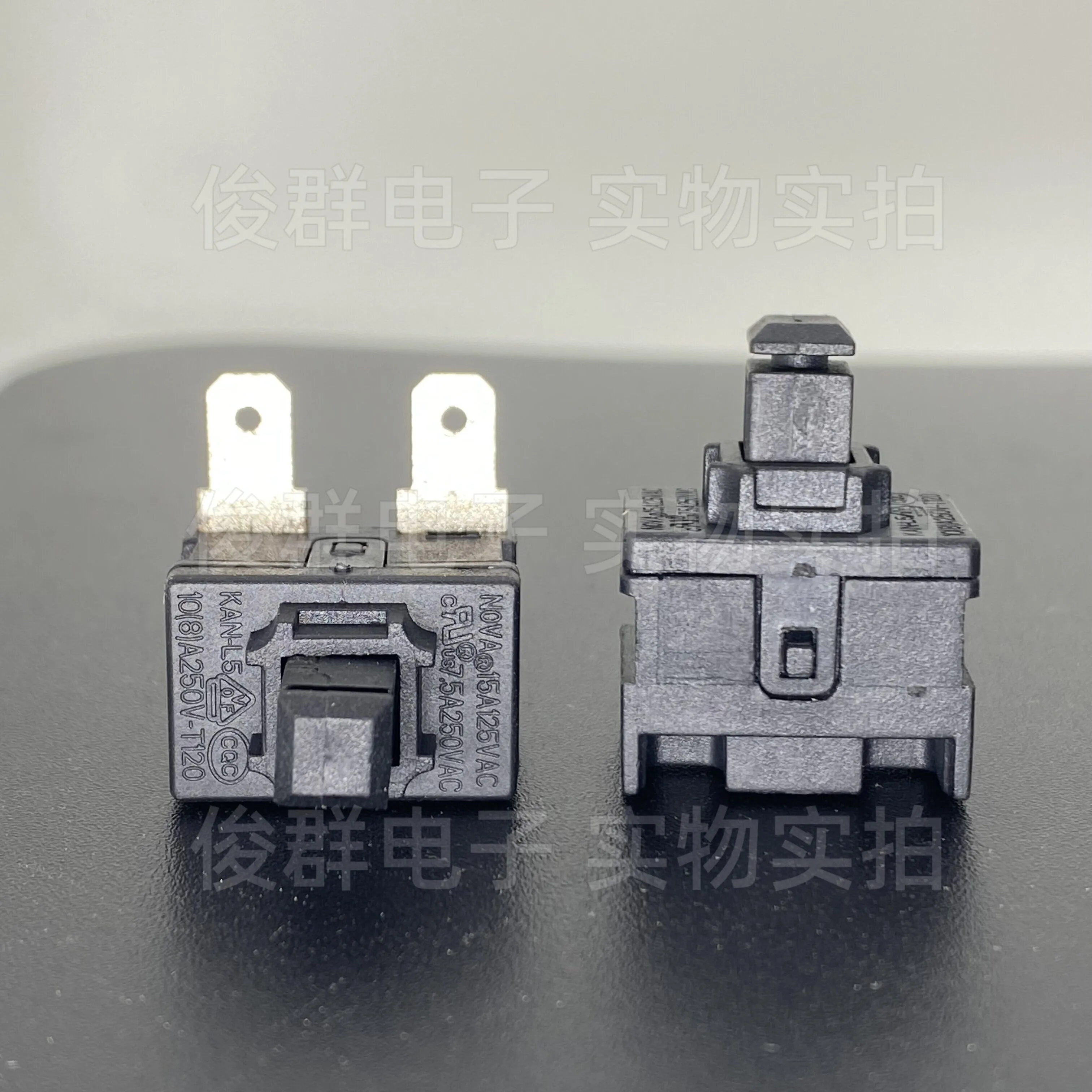 10pcs/ KAN-L5 self-elastic reset switch two-leg lockless button 10A water heater Electrolux power button