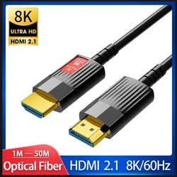 8k HDMI 2.1 Fiber Optical Cable 8K 60Hz 4K 120Hz Ultra High Speed 48Gbps HDR eARC 3D HDCP For TV Projector RTX3080/3090 box tv