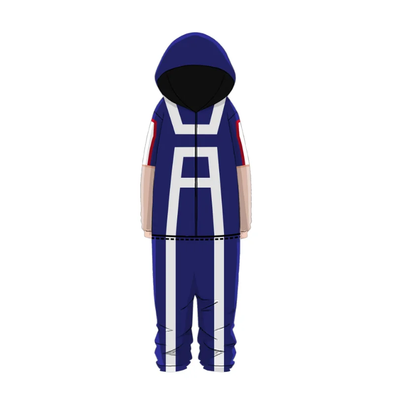 일본 애니메이션 나의 히어로 아카데미아 코스프레 3D 파자마, 망토 재킷, 남녀 공용 애니메이션 코스프레 후디