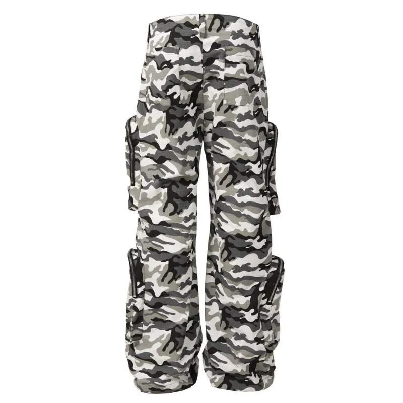 PFNW Menswear High Street Three-dimensional Multi-pocketed Patchwork Camouflage Cargo Pants Loose Tide Long Pants New 12C1336