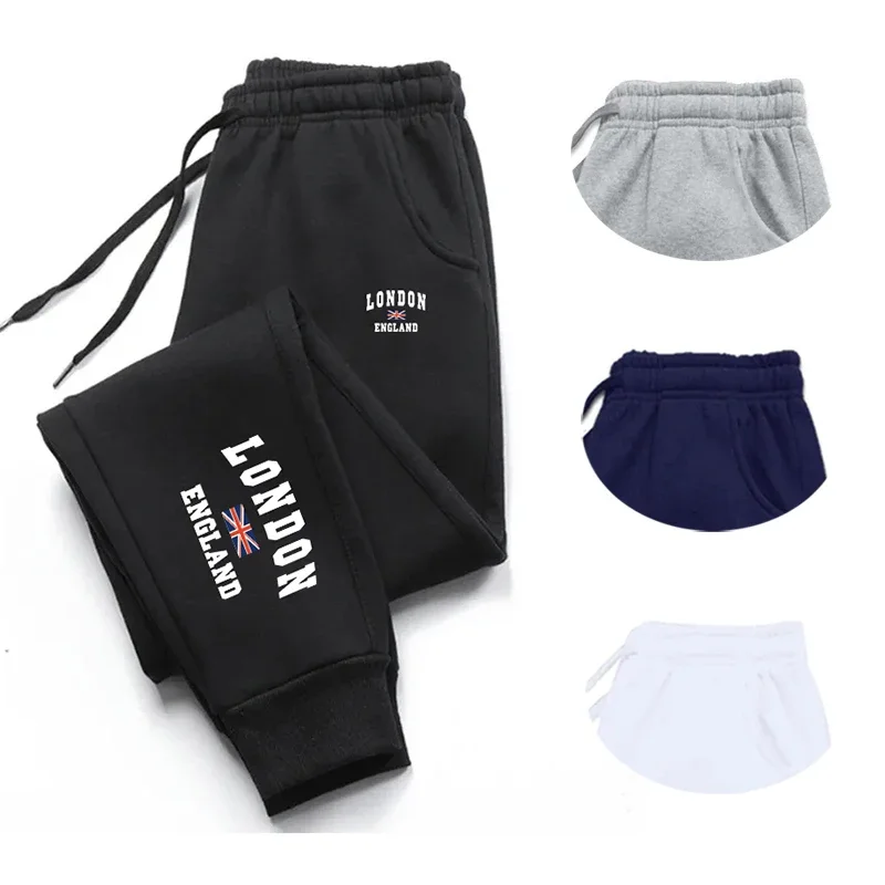 

Casual Man Pants Drawstring Mens Trousers Sports Sweatpants Elastic Waist Simplicity Outdoor Daily New Jogging Hot Sales Fashion