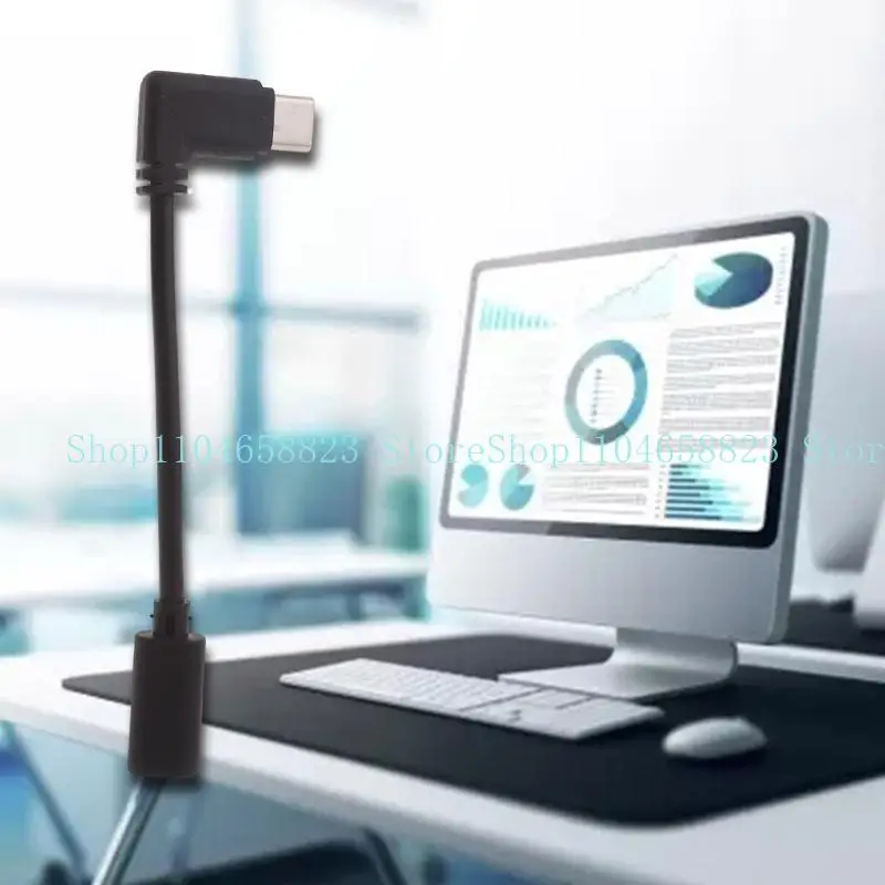 652f MICRO-USB zu Typ-C-Kabel 90-Grad-Biegerwandlerkabel-Support-Datenübertragung