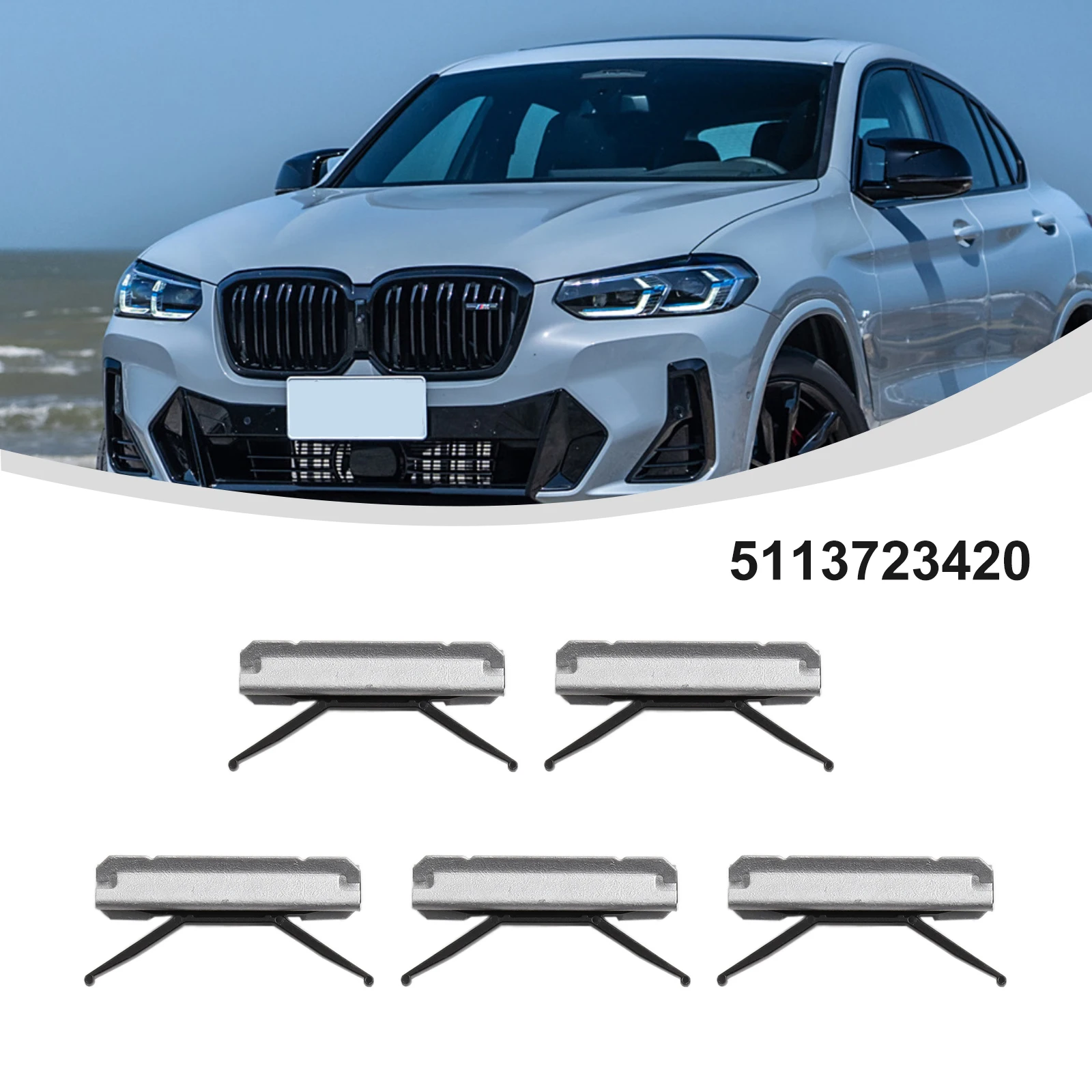 As The Picture Shows Front Windshield Clips Secure Hold Wear Resistant Easy Installation High-Quality Materials