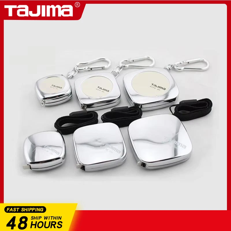Tajima 1001 mini série montanhismo carregando chaveiro cinta fita métrica magnética 1m 2m 3m régua pequena japão