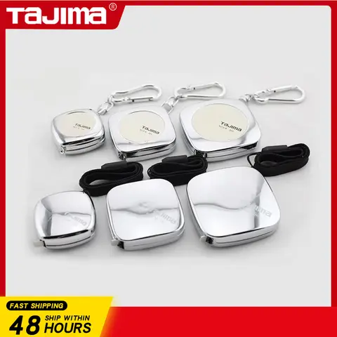 Tajima 1001 Mini-serien Bergsklättring Nyckelringsrem Magnetmåttband 1m 2m 3m Liten Linjal Japan 8 best sales meter tajima - №8