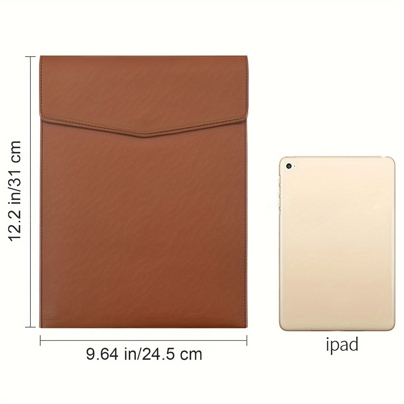 Professional File Folder with Magnetic Button Closure - Letter Size (A4 Compatible) Document Organizer Portfolio Case image 2