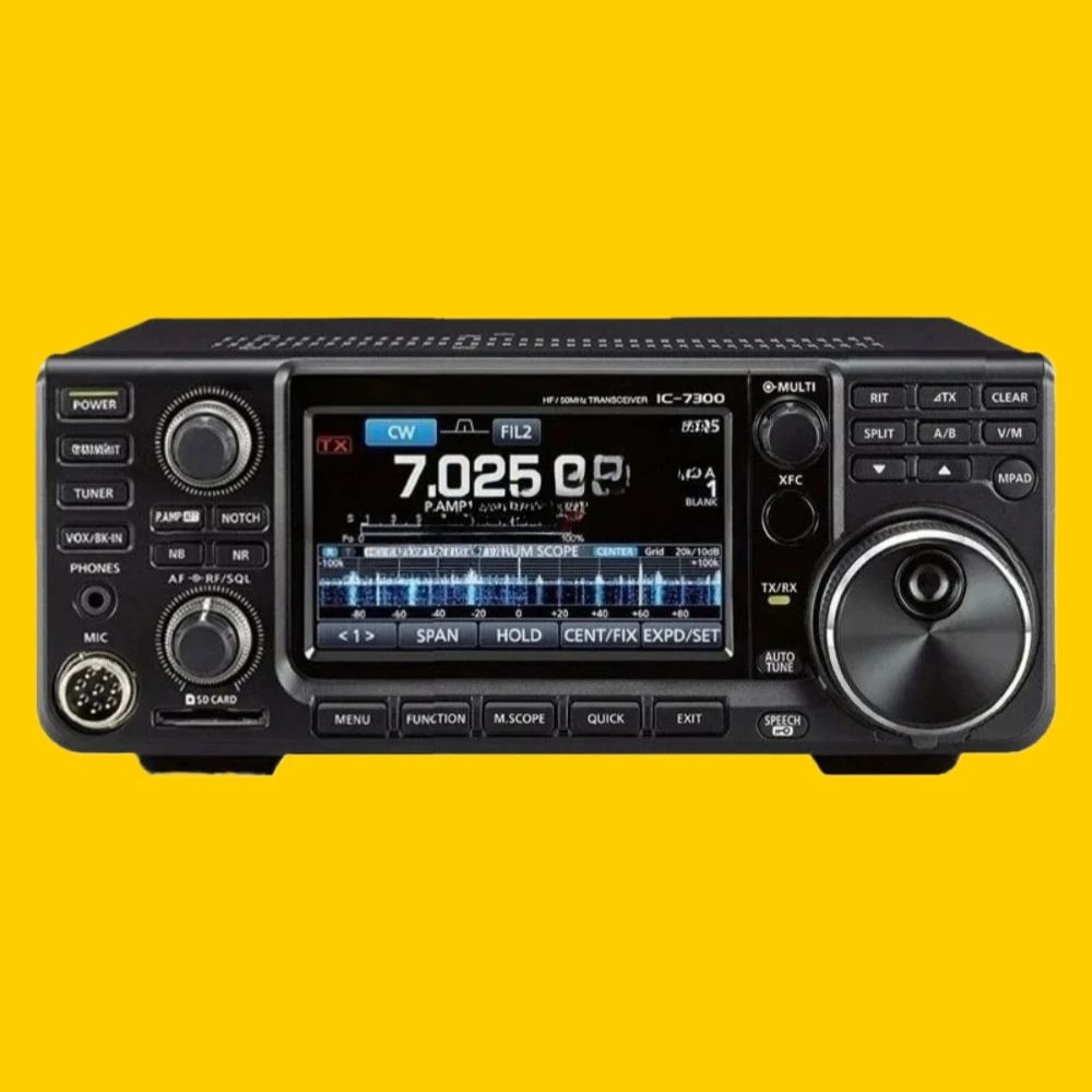 

Icom IC-7300 ВЧ-трансивер мощностью 100 Вт для рации и мобильного радио, покрытие 0,030–74,800 МГц с 101 каналами