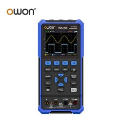 OWON HDS242S HDS272S HDS2102S HDS2202S Handheld Digital Oscilloscope 200MHz 1GSa/s 2CH+1CH Generator USB Type C 3.5inch 14 bits