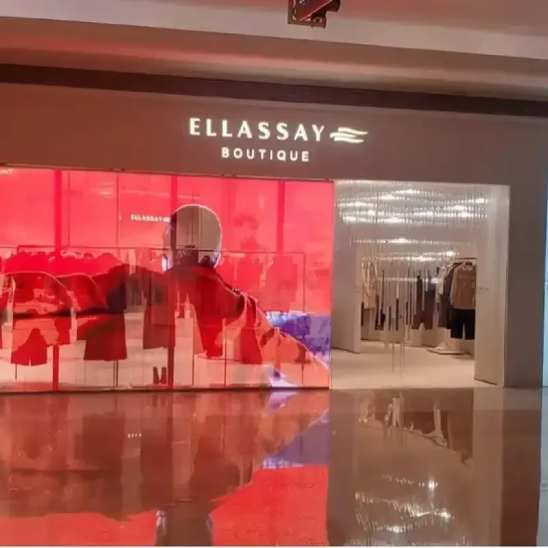 Waterproof Custom LED Display Indoor Outdoor Flexible Transparent P3.91 Video Advertising Pantalla Film Screen Transparent Displ