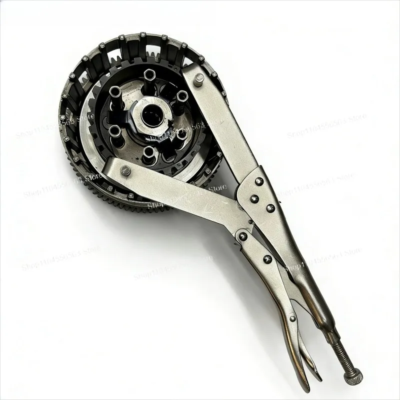 Applicable to motorcycle clutch forceful clamp engine magneto clutch drum special disassembly, installation and maintenance tool