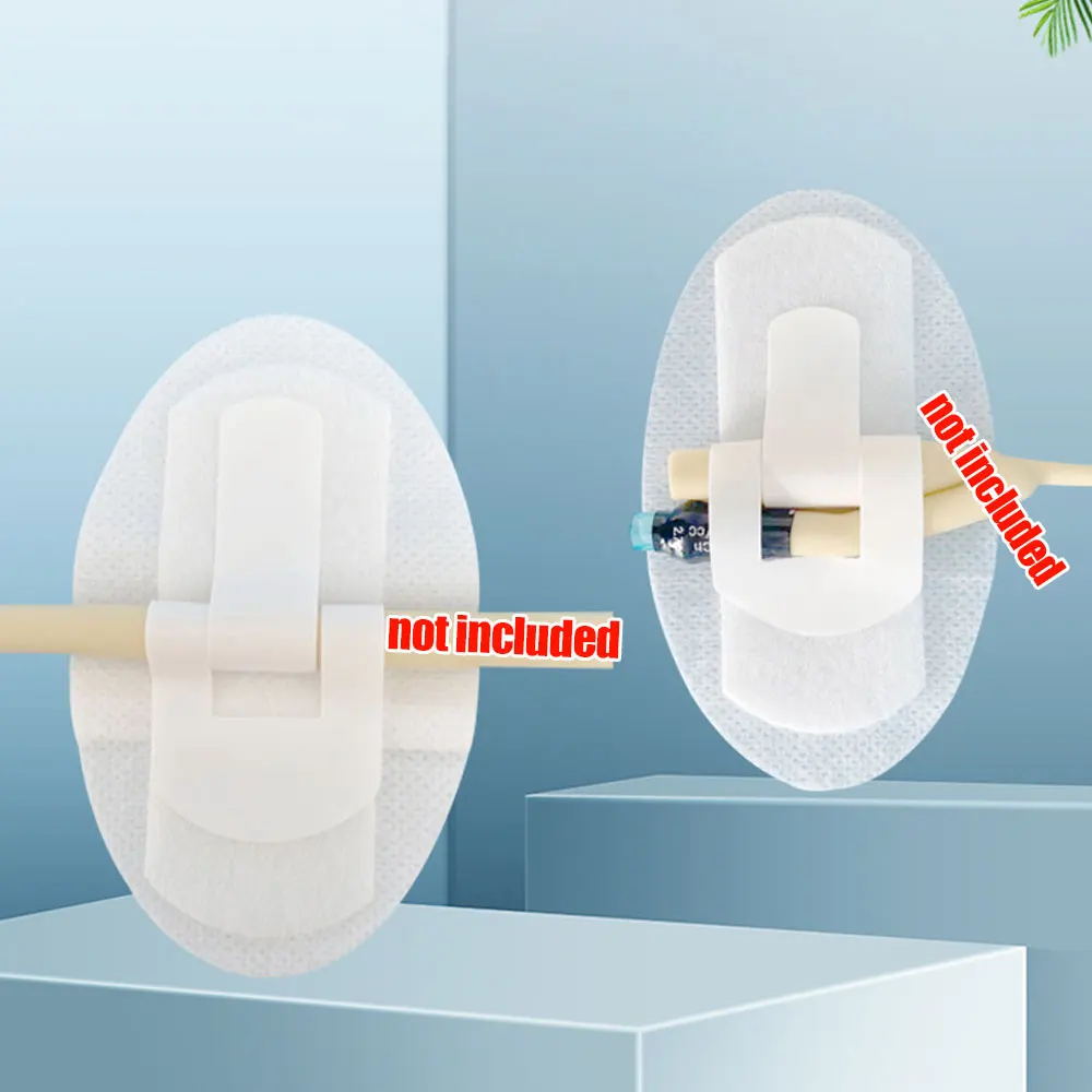 10-100pcs urine leg bag leg strap catheter support bracket adhesive catheter fixation device urinary catheter fixation device