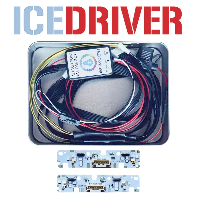 

Icedriver for BMW X1 U11 X2 U10 Lemon Yellow DRL RGB multicolor LED boards daytime running lights Red RGBW Demon Eye LED CSL
