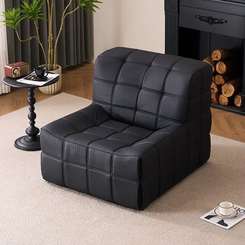 Giant Leather Sofa Luxury Living Rooms Single Lazy Sofa Chair Adult Relaxing Tiny House Aesthetic Comfortable Nordic Furniture