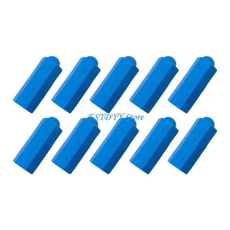 

G6DE 10pcs Elastic Billiards Cue Protectors Impacts Absorption Rubber Pool Cue Caps