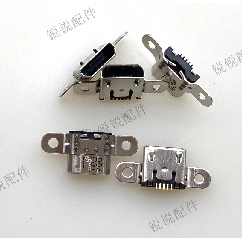 For Amazon, built-in charging interface 5P micro USB female seat, charging tail plug, gold-plated, diagonal port