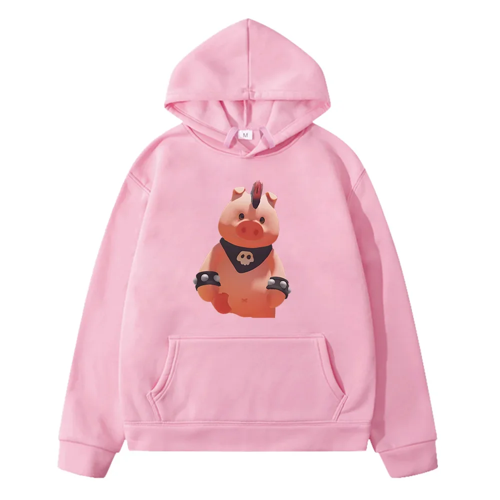 

Party Animals Pig Game Hoodies Kawaii Boys and Girls Children Sweatshirts Long Sleeve Hooded Pullovers Autumn Clothing Kids