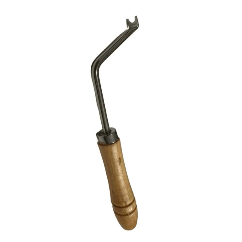 Multipurpose Piano Tuning Repair Tool Wooden Handle String Lifting Hook For Soundboard Repair And String Adjustment 69HD