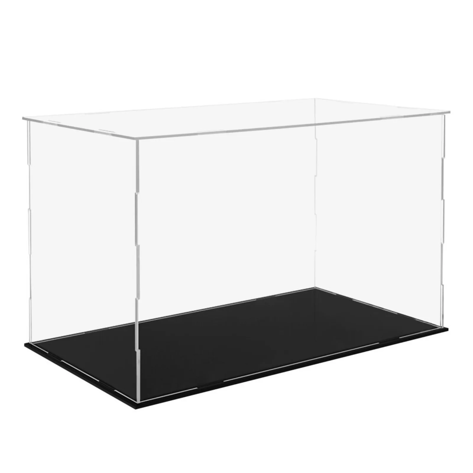 US Large transparent acrylic display cabinet assembly collectible box with movable doll storage-