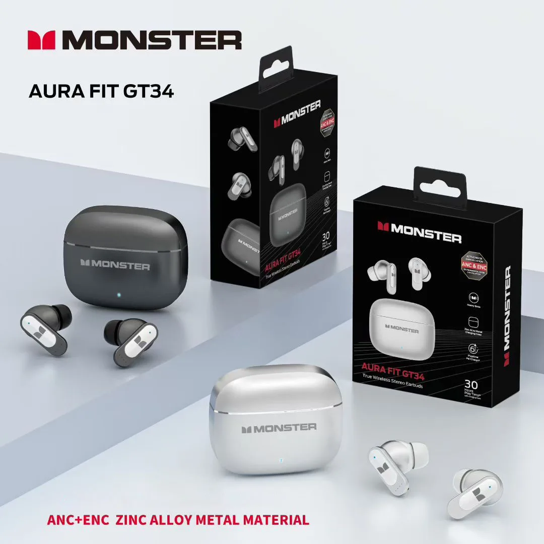 Monster GT34 TWS Bluetooth Earphones: A Comprehensive Review and Guide for Gamers and Music Lovers