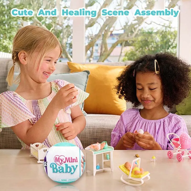 

Мини-яйцо Baby 5, сюрприз, мини-игрушка, загадочная капсула, коллекционные игрушки, кукольный домик, глухой шар, миниатюрная игрушка, подарки на день рождения для детей
