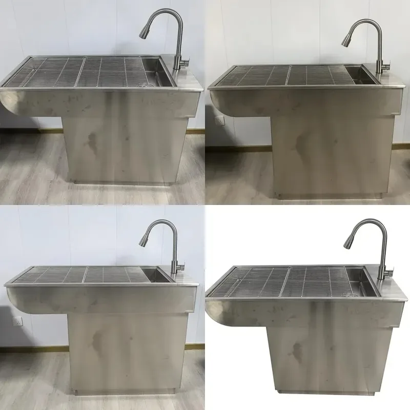 Stainless Steel Pet Table for Veterinary Surgery Hospital Operating Multifunctional Treatment Examination