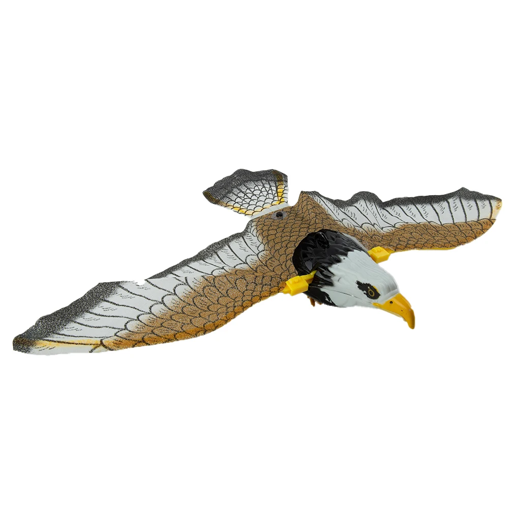 Flying Hawk Bird Repellent- Hanging-Eagle Flying Owl Repellent- Scarer Decoy Repellent- Pest Control Scarecrow Garden Decoration