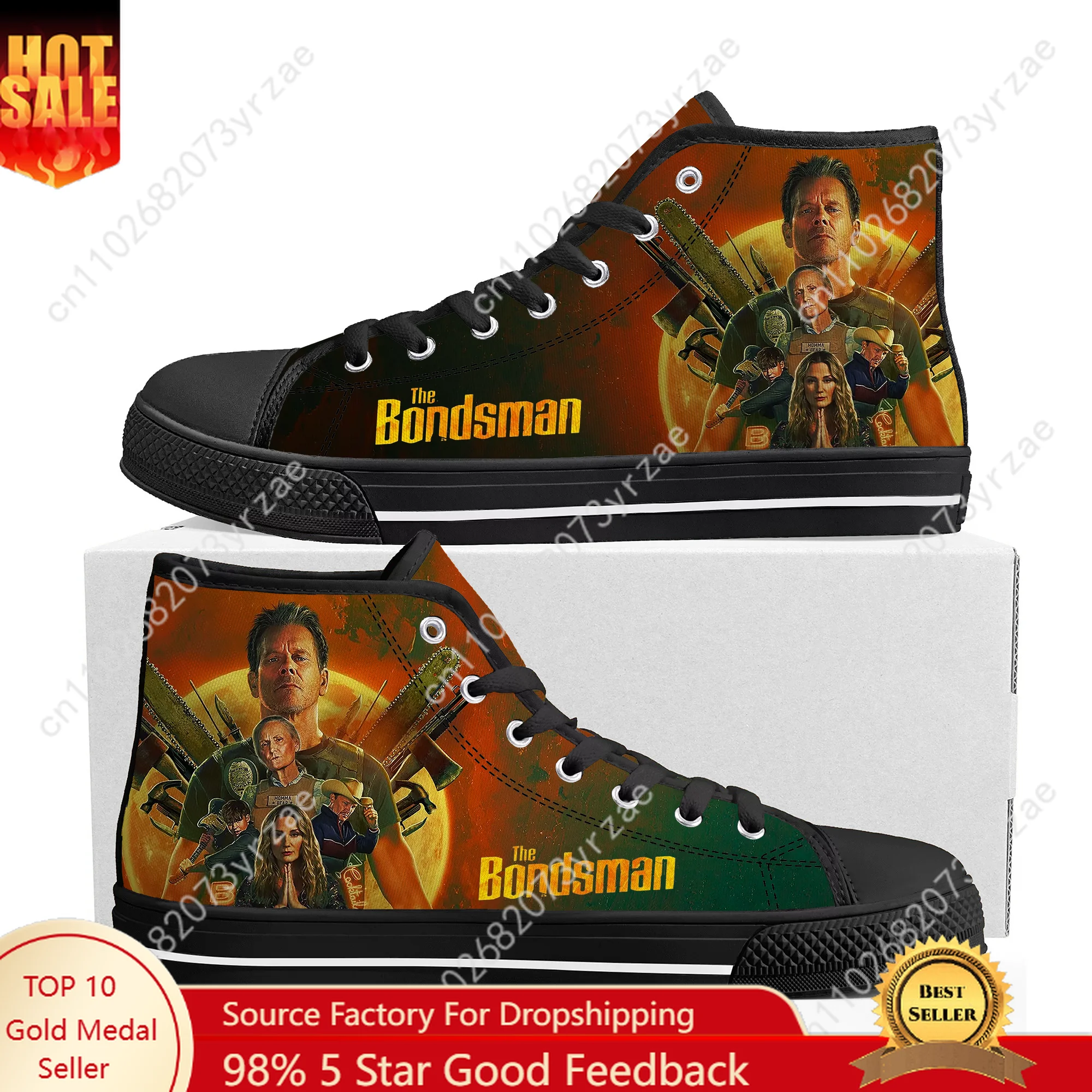 

The Bondsman High Top Sneakers Mens Womens Teenager High Quality Fashion Trend Canvas Sneaker Built Casual Couple Custom Shoes