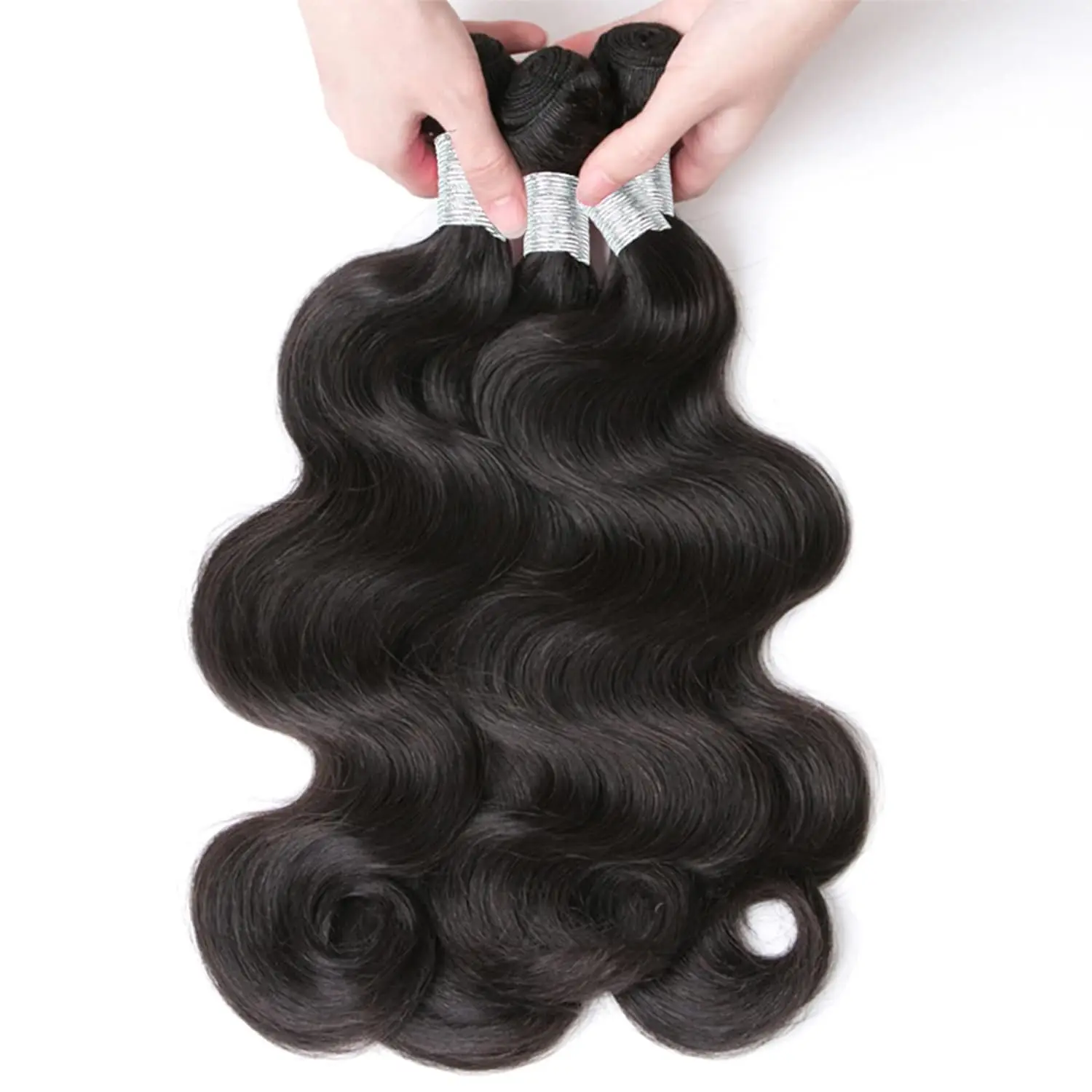 50g Straight Human Hair Bundles 1pcs/lot Brazilian Straight Hair Bundles Double Weft 100% Unprocessed Straight Human Hair Bundle