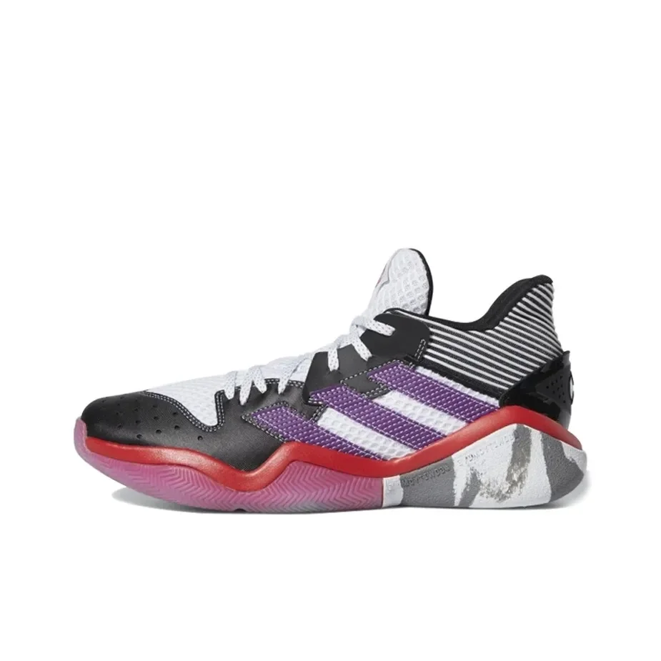 Adidas Harden Stepback: Zapatillas de baloncesto acolchadas y transpirables de caña baja para hombre EH1995