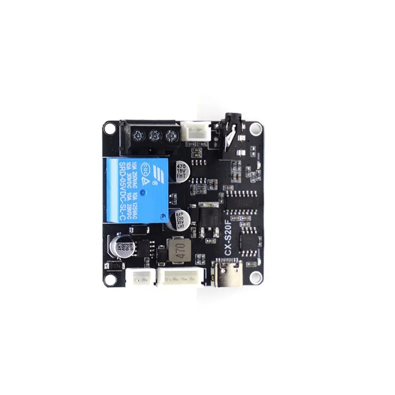 ABZW USB a TTL Control de puerto serie MCU Control disparador Audio personalizado 20W MP3 módulo de relé de transmisión de voz CX-340