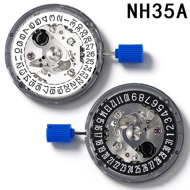 Japan Genuine NH35 NH35A Automatic Mechanical Movement High Accuracy 24 Jewels Watch Replacement NH35A Date At 3:00/6:00