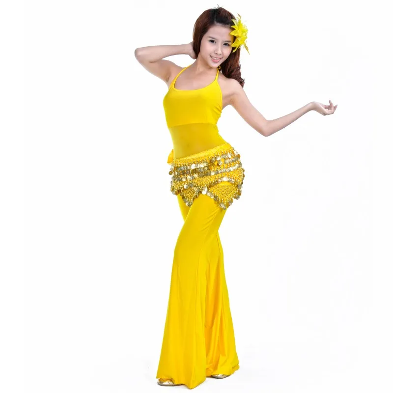 Professionelles Set aus Taillenkette und Gürtel für den Bauchtanz |   Dekorativer Hüfttuch mit Pailletten, Performance-Zubehör für Übungen und Shows