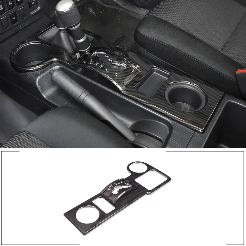 

ABS Car Gear Shift Box Panel Trim Anti-Scratch Panel Protector Frame Cover For Toyota FJ Cruiser 2007-2021 LHD Car Accessories