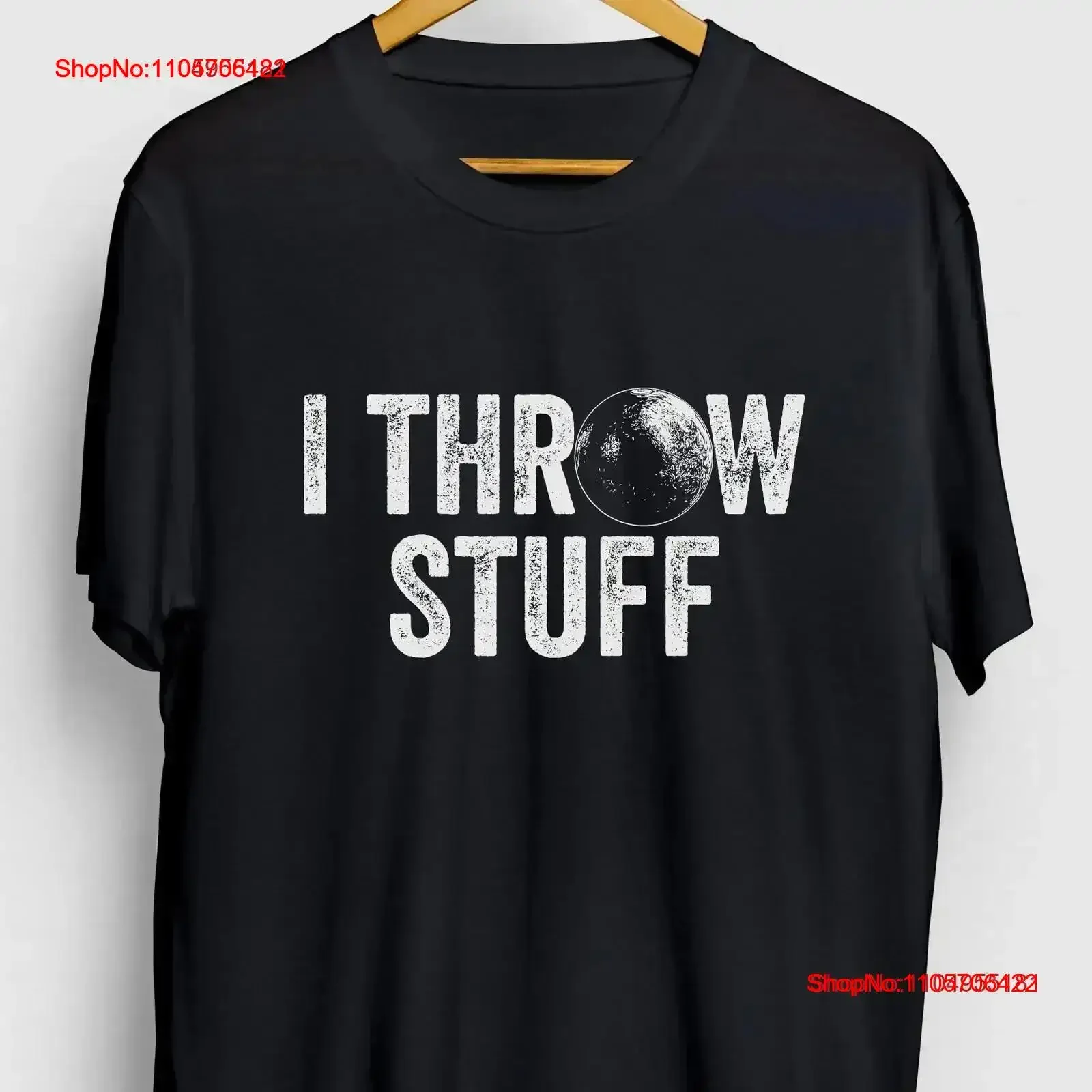 I Throw Stuff Shot Put Funny Throwing T Shirt Athlete tee Youth vintage Washed Stylish graphic fashion Comfortable homme Casual