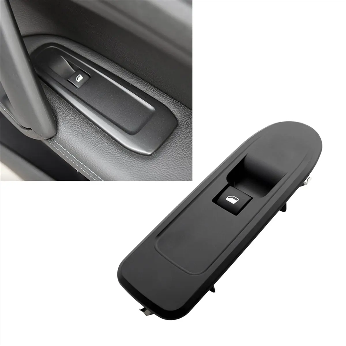 #16Y Power Window Switch,Car Passenger Side Power Window Control Switch Window Lift Switch LHD (Black)