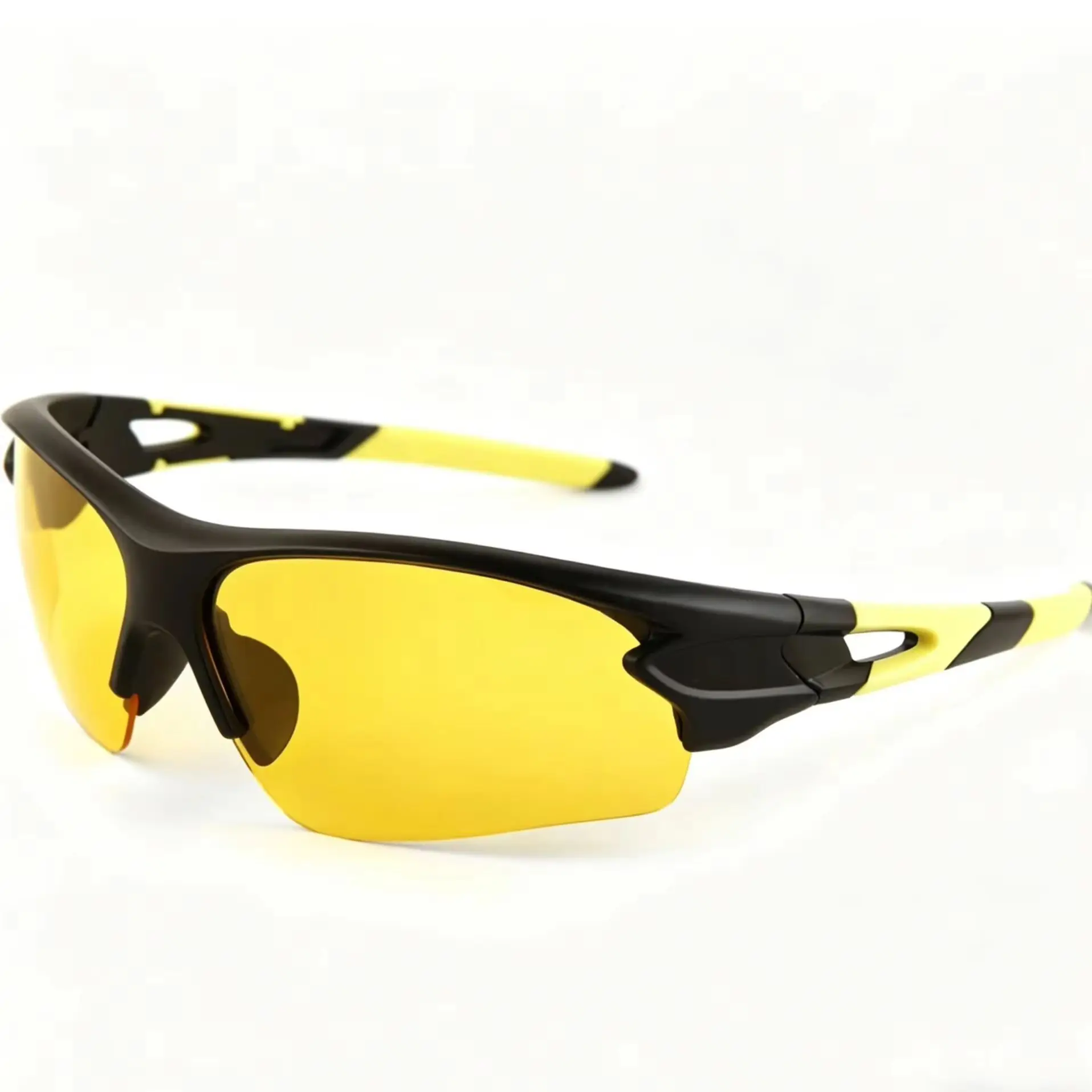 Neue UV400-Schutz-Sportbrille - Leichte Vollverglaste Gläser, Unisex Wrap-Around-Brille für Radfahren, Wandern & Täglichen Gebrauch