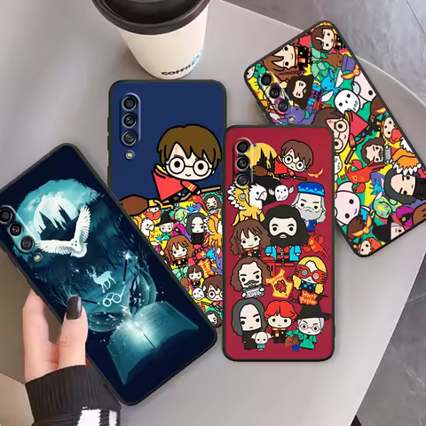 H-H-Harries Logo P-Potteres Art For Samsung A53 A52 A33 A32 A51 A71 A21S A13 A73 A50 A22 A23 A03 A72 A54 A12 5G Black Funda