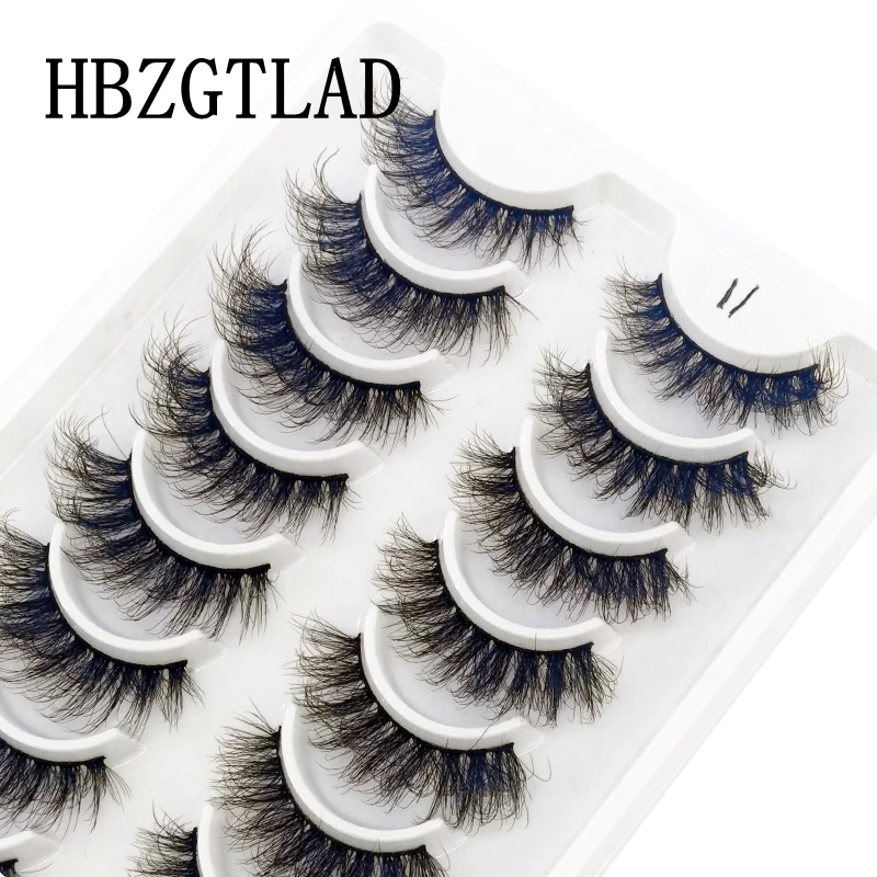 HBZGTLAD Russische Streifenwimpern, 10 Paar, 3D-Nerzwimpern, natürliche Wimpern, dramatische falsche Wimpern, Großhandel, Wimpernverlängerung – Detail 26