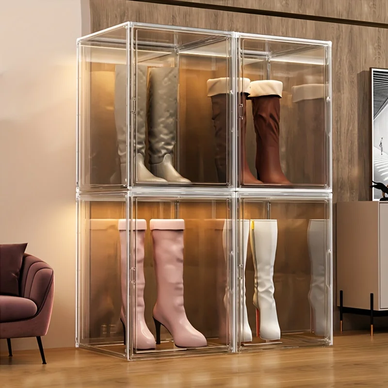 투명 대용량 보관 박스 정리함, 아크릴 박스 쇼케이스 블라인드 박스, 가방용 메이크업 정리함, 1/3 개