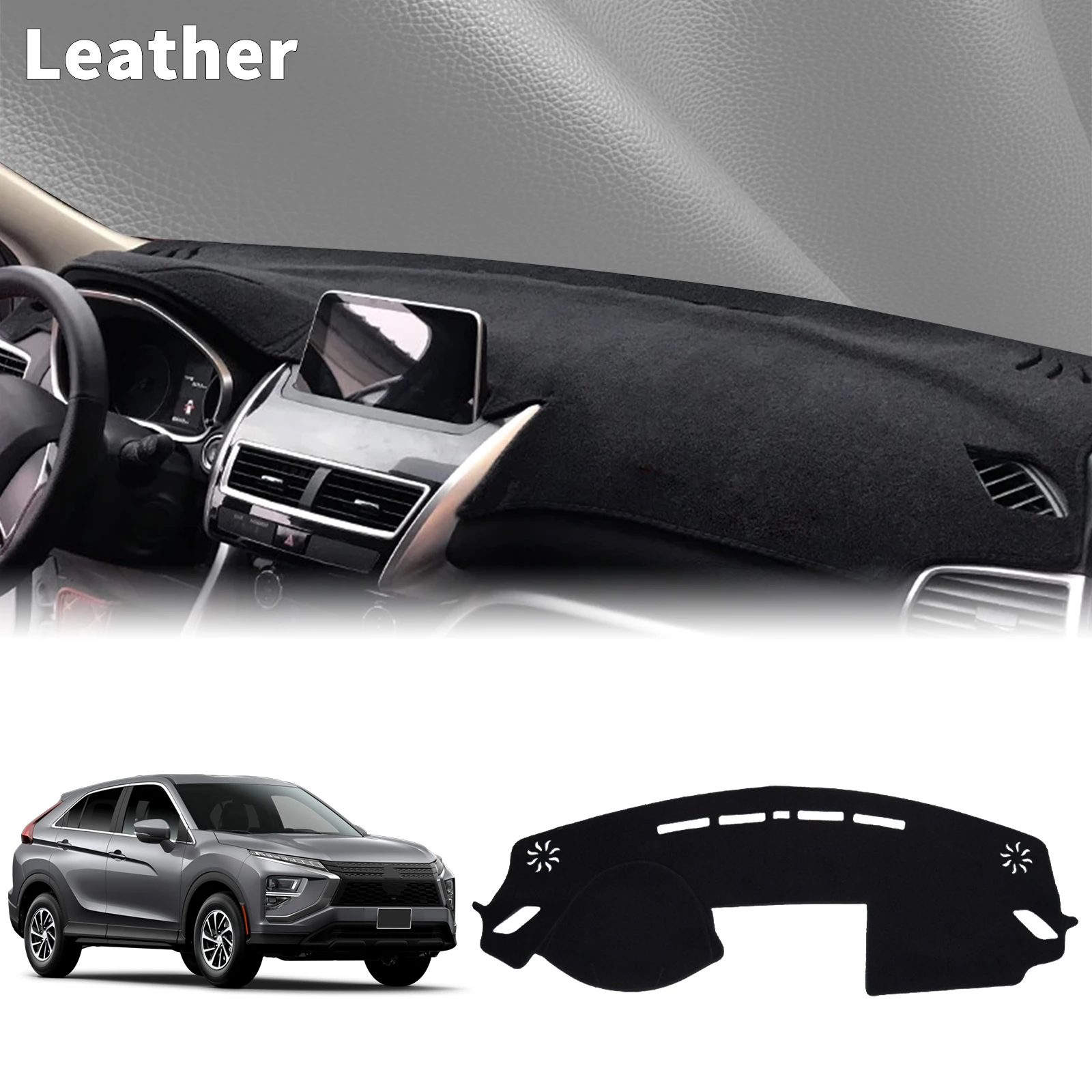 

fit for Mitsubishi Eclipse Cross 2017 2018-2023 Car Dashmat Dashboard Cover Pad DashMat Sunshade Protective Carpet Accessories