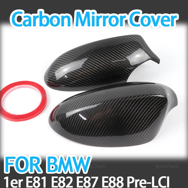 

Real Carbon Fiber Add-on Rearview Side Mirror Cover For BMW 1 Series E81 E82 E87 E88 Pre-LCI Auto Exterior Sides Rearview Cover