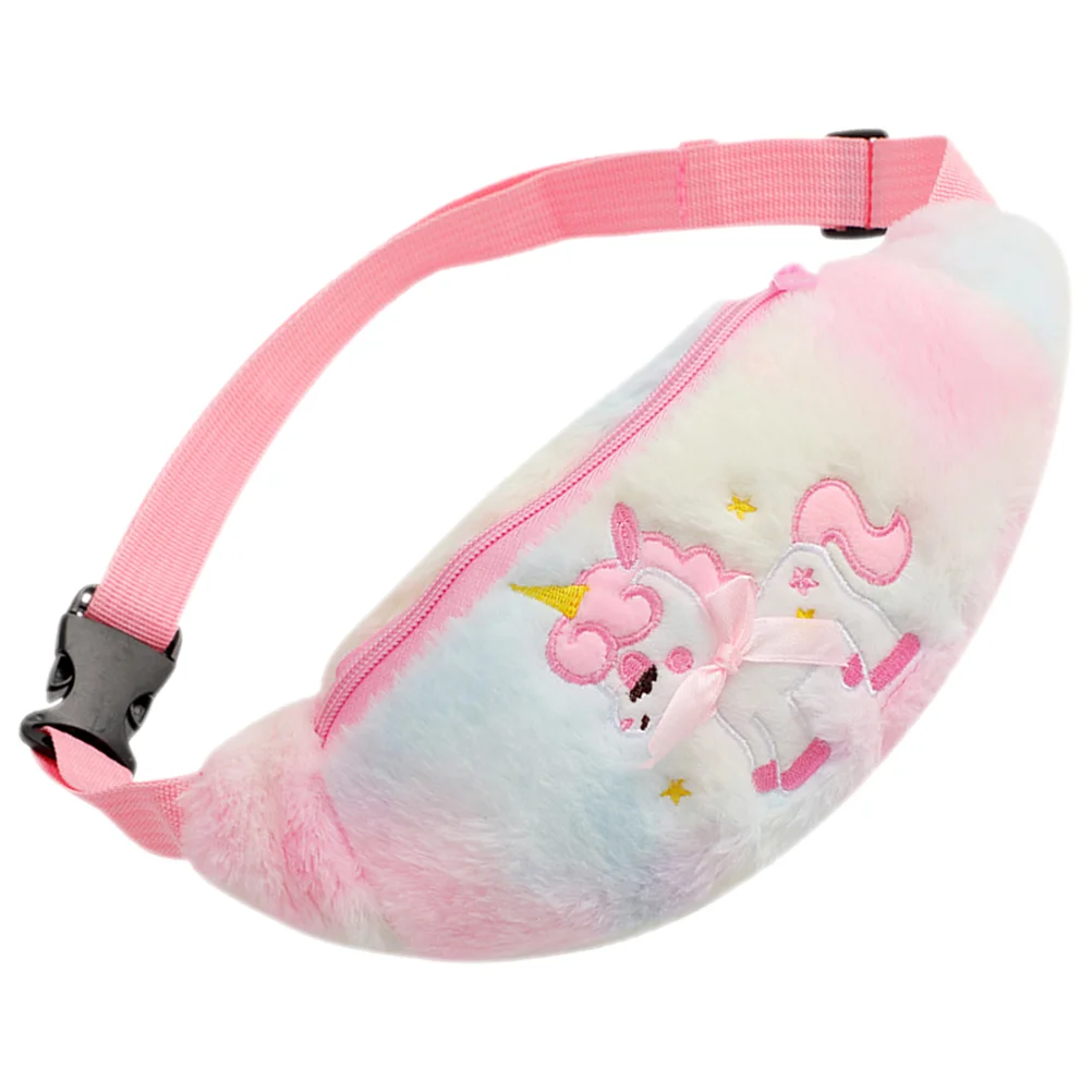 

Cross Body Purse Crossbody Bag Kids Belt Unicorn Tie-dye 26x11cm Bags for Girls Waist Fanny Child