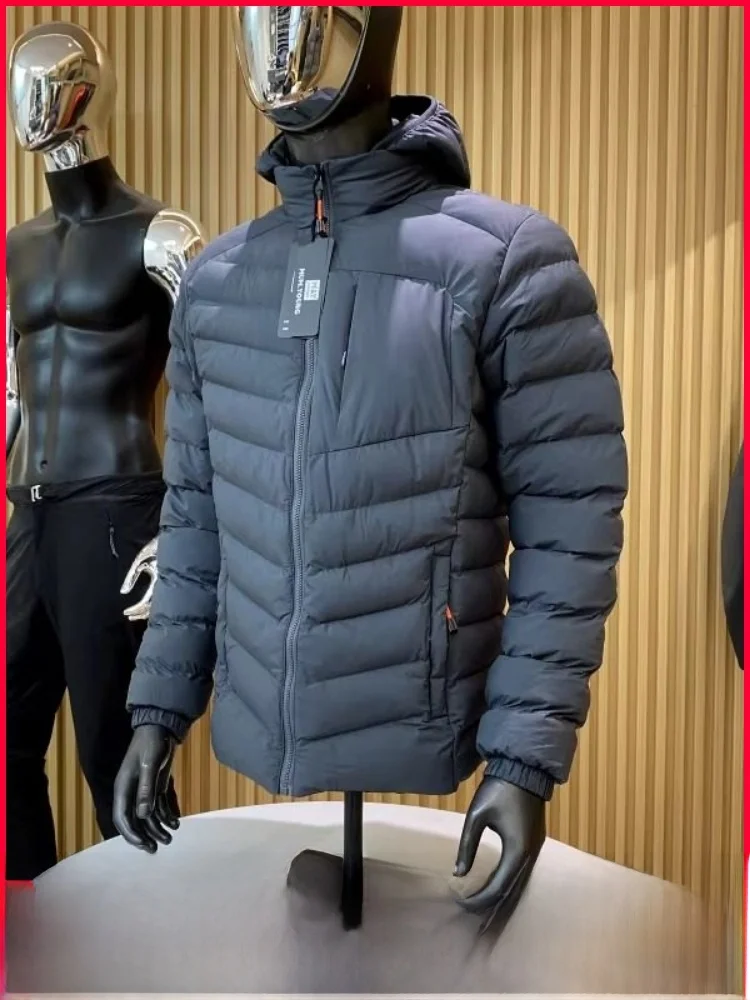 

Мужская утепленная хлопковая куртка с капюшоном для активного отдыха, теплая повседневная осенне-зимняя куртка из полиэстера на молнии, стандартный крой