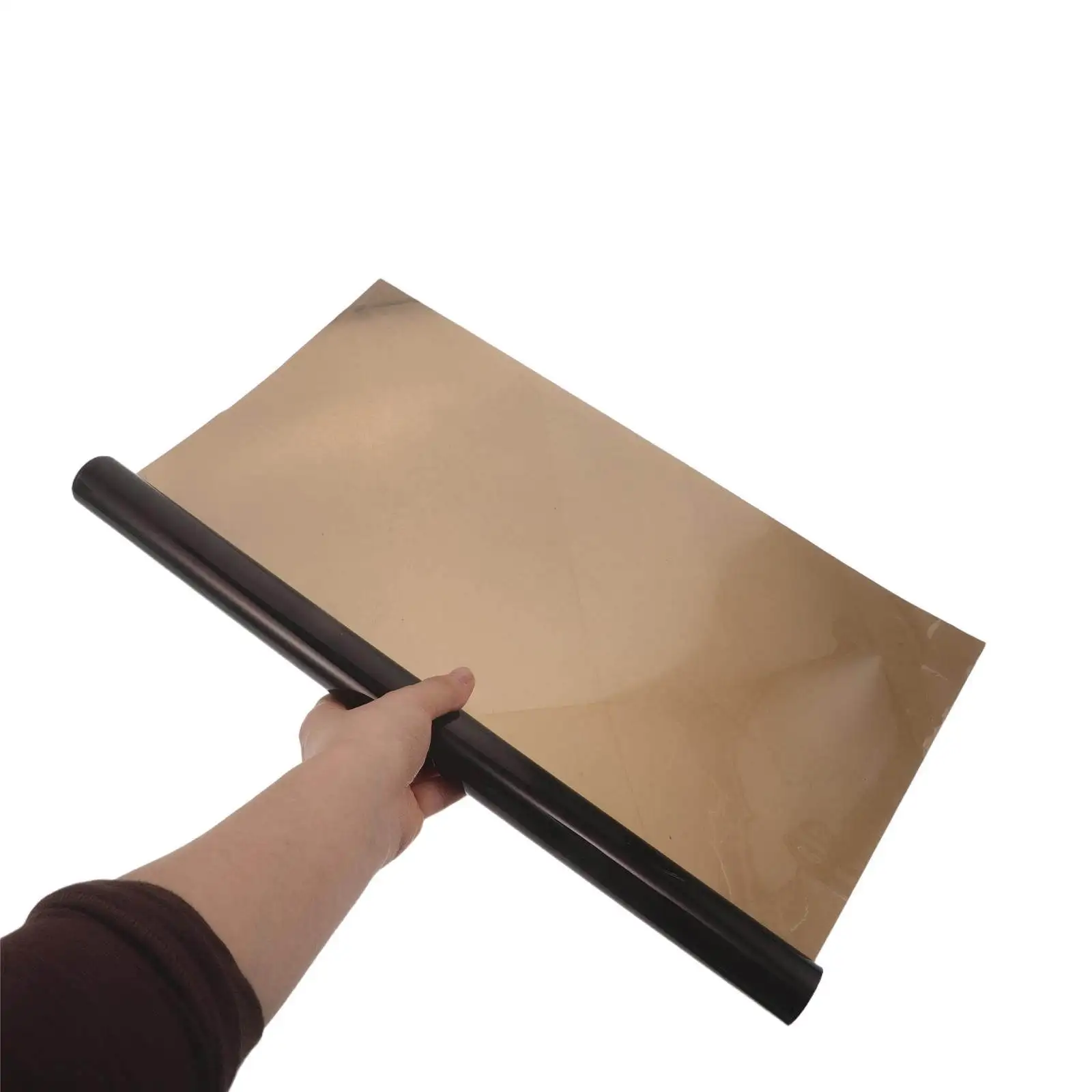 1 Roll Heat Insulation Privacy Window Film Brown Self Adhesive Glass Decorative Sheet Uv Protector Sun Blocking Film for Bedroom