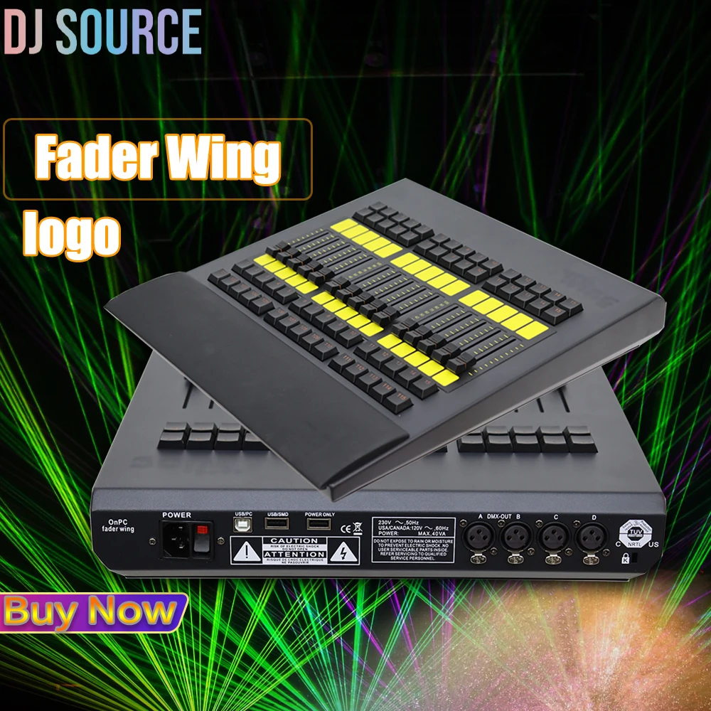 

A2 Fader Wing DMX Controller for DJ Disco Stage Lighting Console - Single Device PC Connect with Command Wing NEW