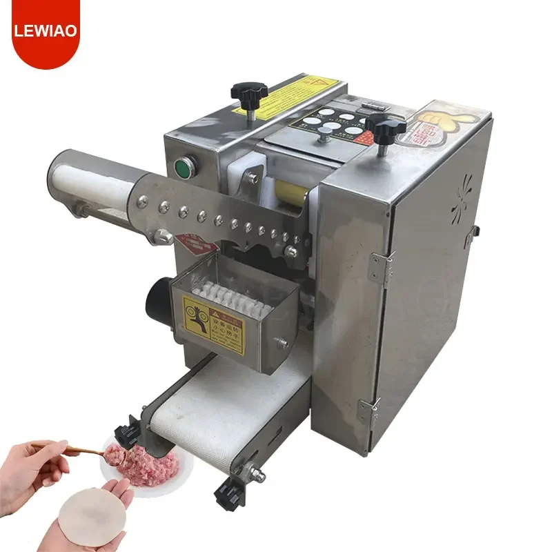 

Electric Dumpling Wrappers Maker Wonton Skin Slicer Machine Commercial Home Small Rolling Press 220v